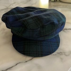 𝅺ARLIN wool 70s vintage newsboy driving hat